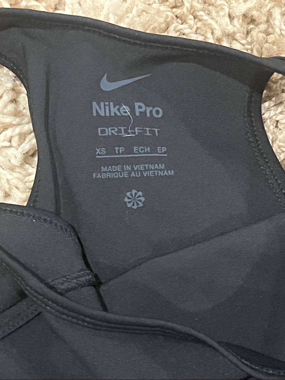Nike Black Girls Racerback Sports One-Piece - Picture 2 of 2